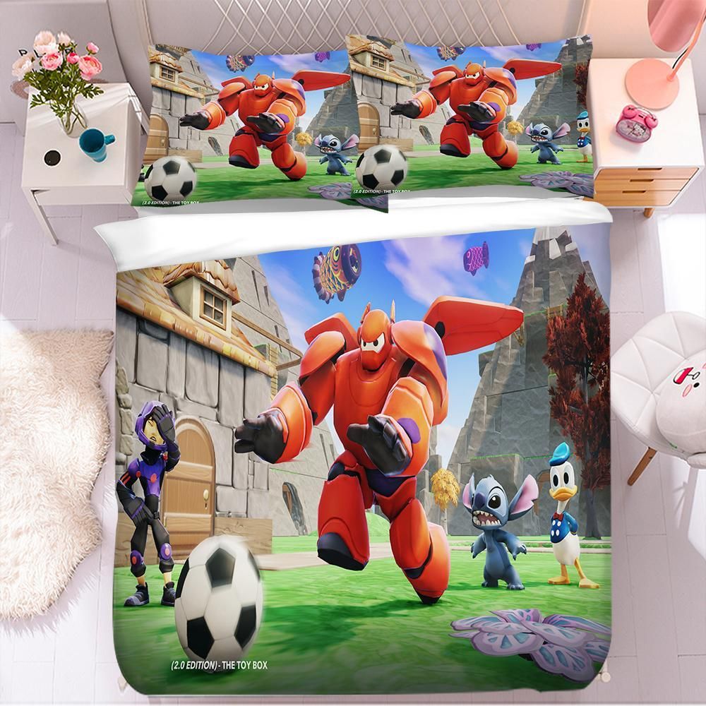 Big Hero 6 Baymax 8 Duvet Cover Pillowcase Bedding Sets