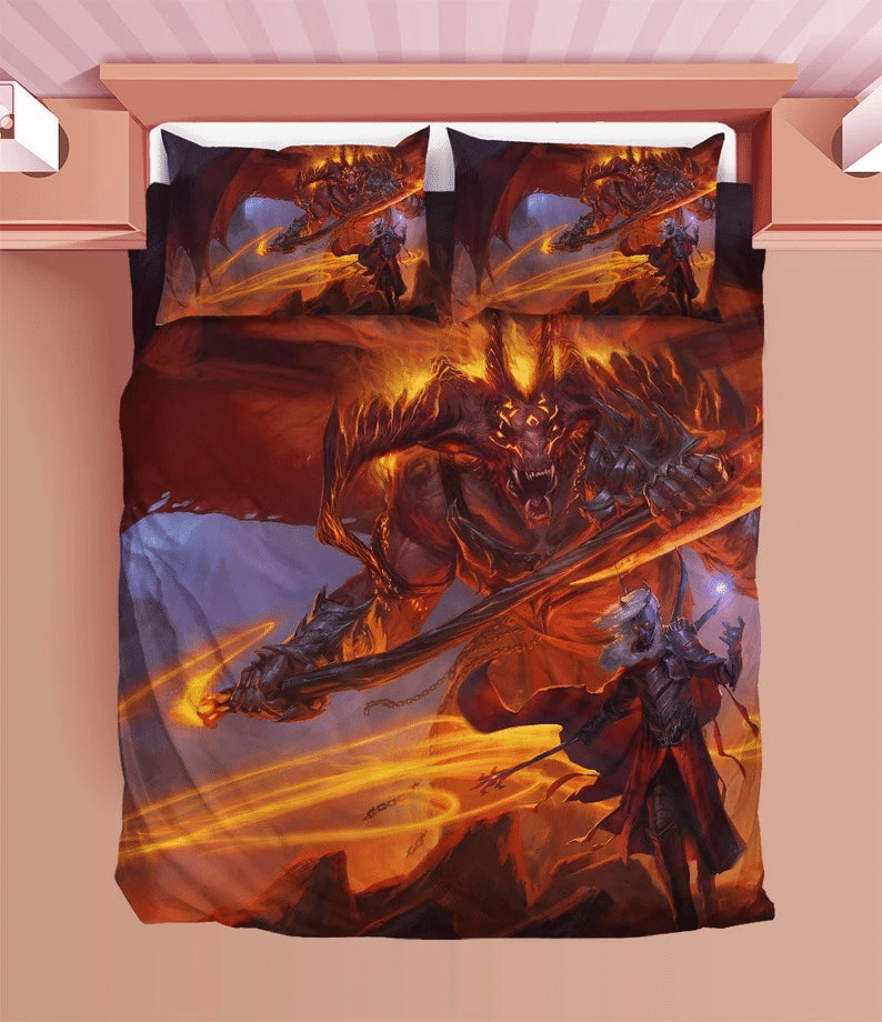 Dungeons And Dragons Duvet Bedding Sets Comfortable Gift Quilt Bed