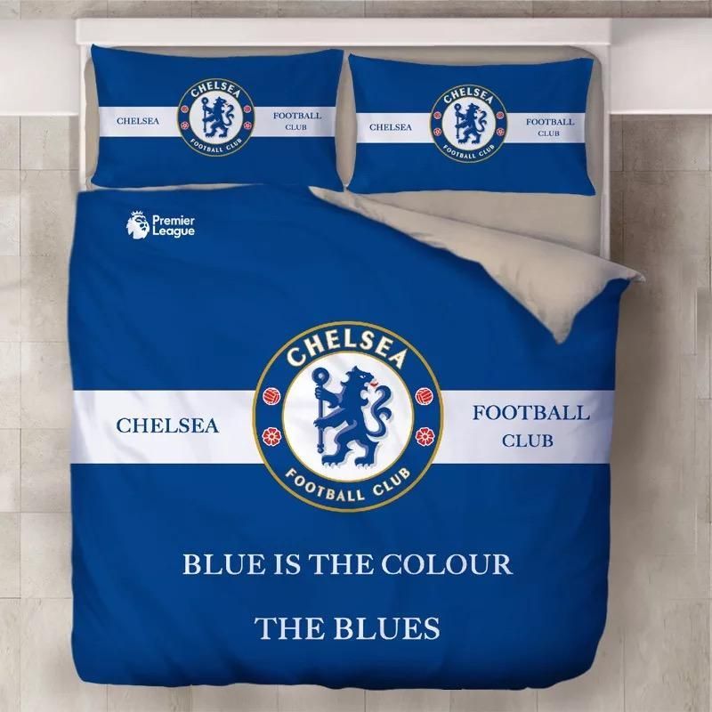 Chelsea Football Club 14 Duvet Cover Pillowcase Bedding Set Quilt