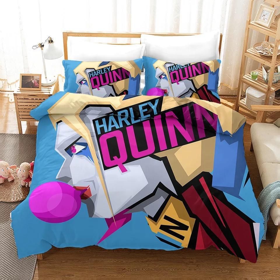 Birds Of Prey Harley Quinn 18 Duvet Cover Pillowcase Bedding