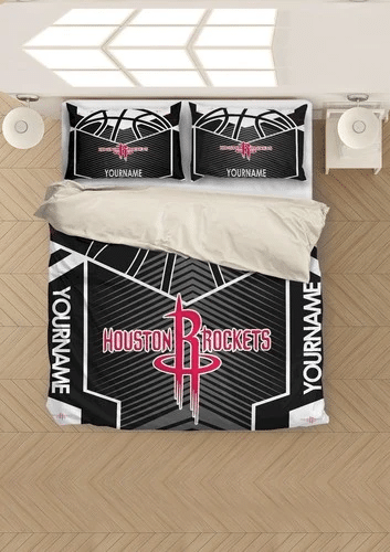 Customize Houston Rockets Bedding Sets Duvet Cover Bedroom Quilt Bed