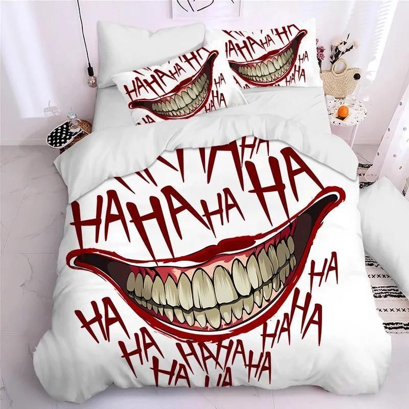 2019 Joker Arthur Fleck Clown 7 Duvet Cover Pillowcase Bedding