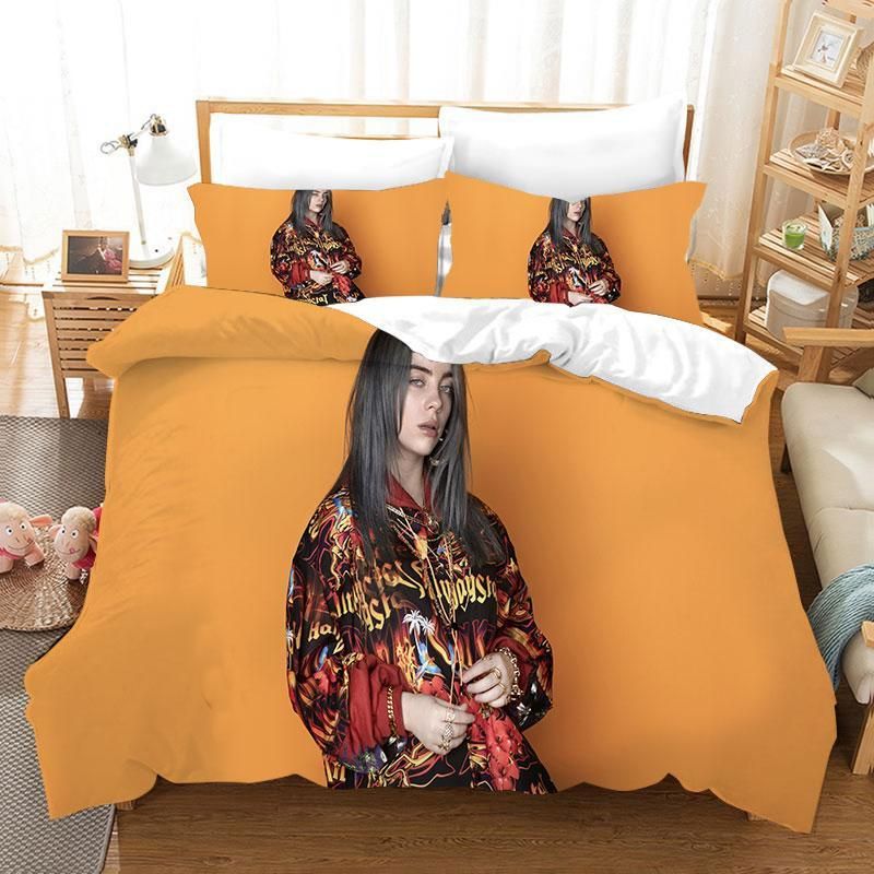 Billie Eilish Bellyache 54 Duvet Cover Pillowcase Bedding Sets Home