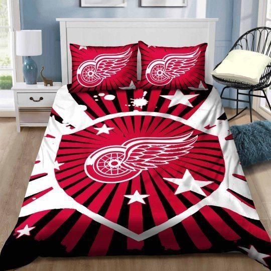 Detroit Red Wings Bedding Sets Sleepy Halloween And Christmas Gift