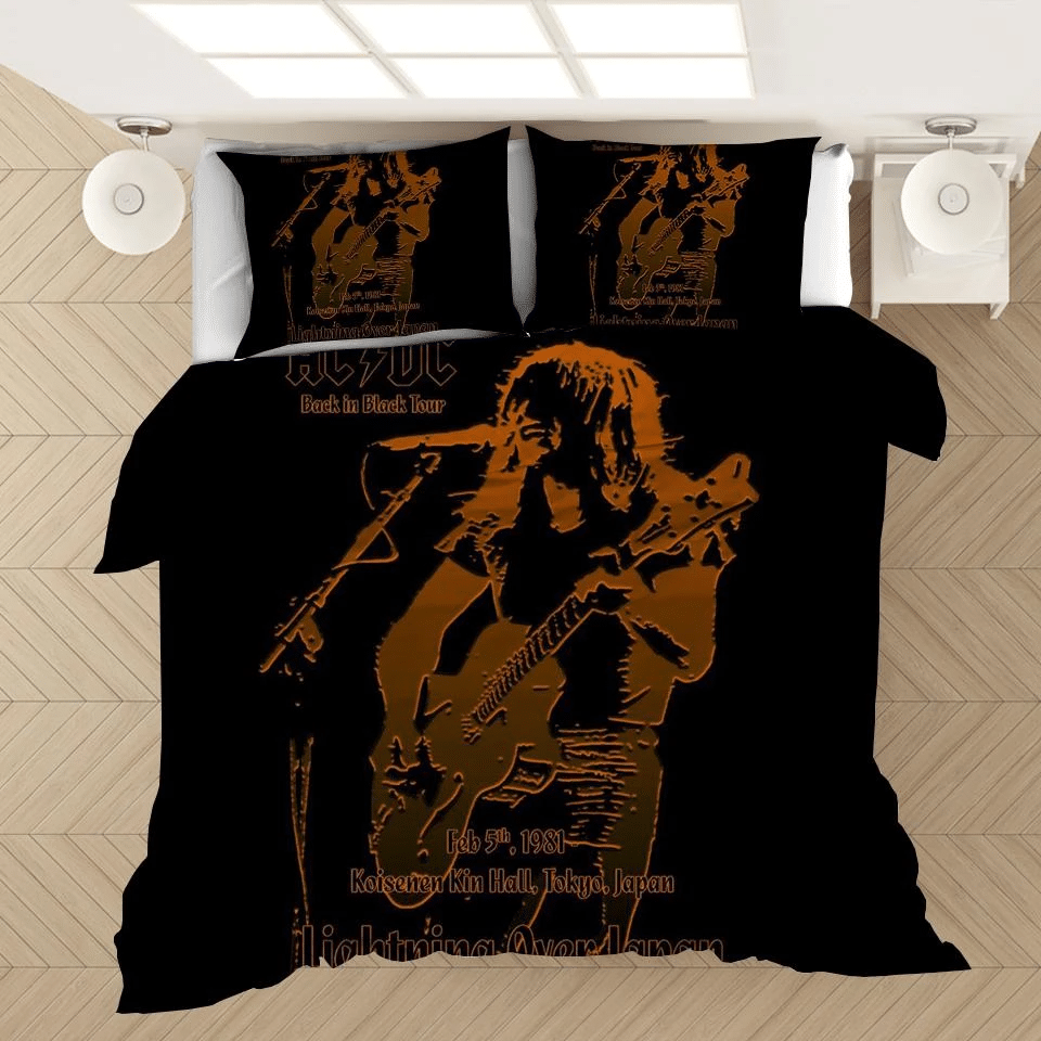 Ac Dc Music Band 8 Duvet Cover Quilt Cover Pillowcase Bedding