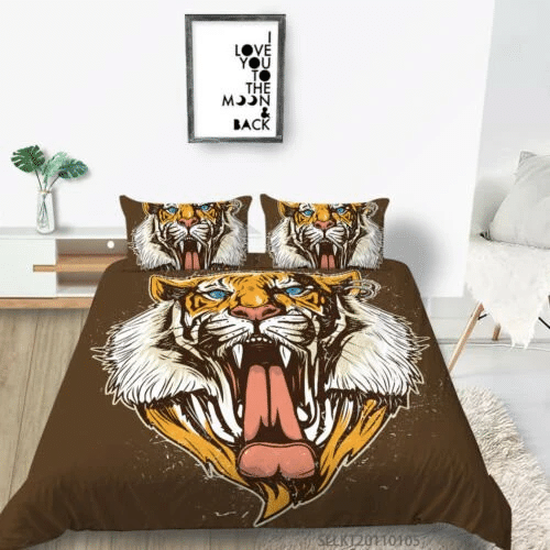 3d Tiger Bedding Sets Duvet Cover Bedroom Quilt Bed Sets
