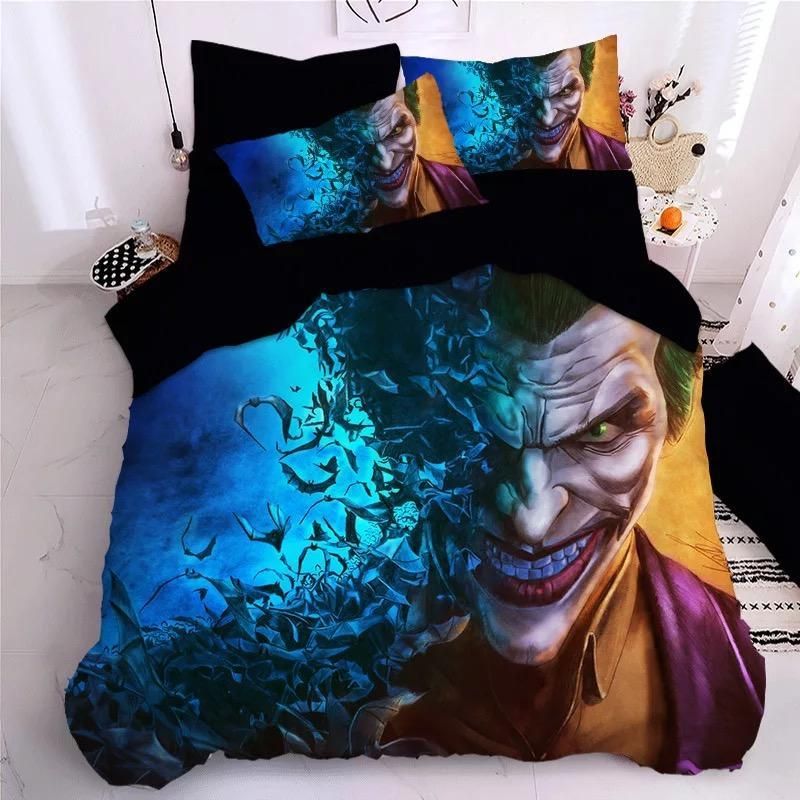 2019 Joker Arthur Fleck Clown 11 Duvet Cover Pillowcase Bedding