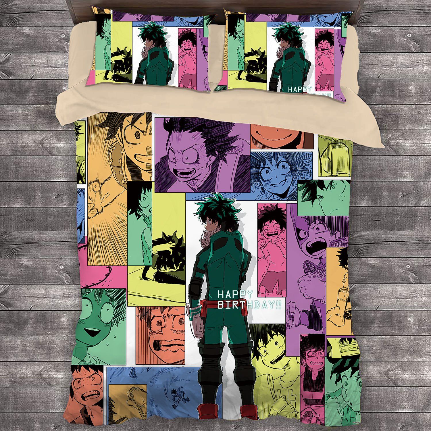 Comic My Hero Academia Midoriya Izuku 8 Duvet Cover Quilt
