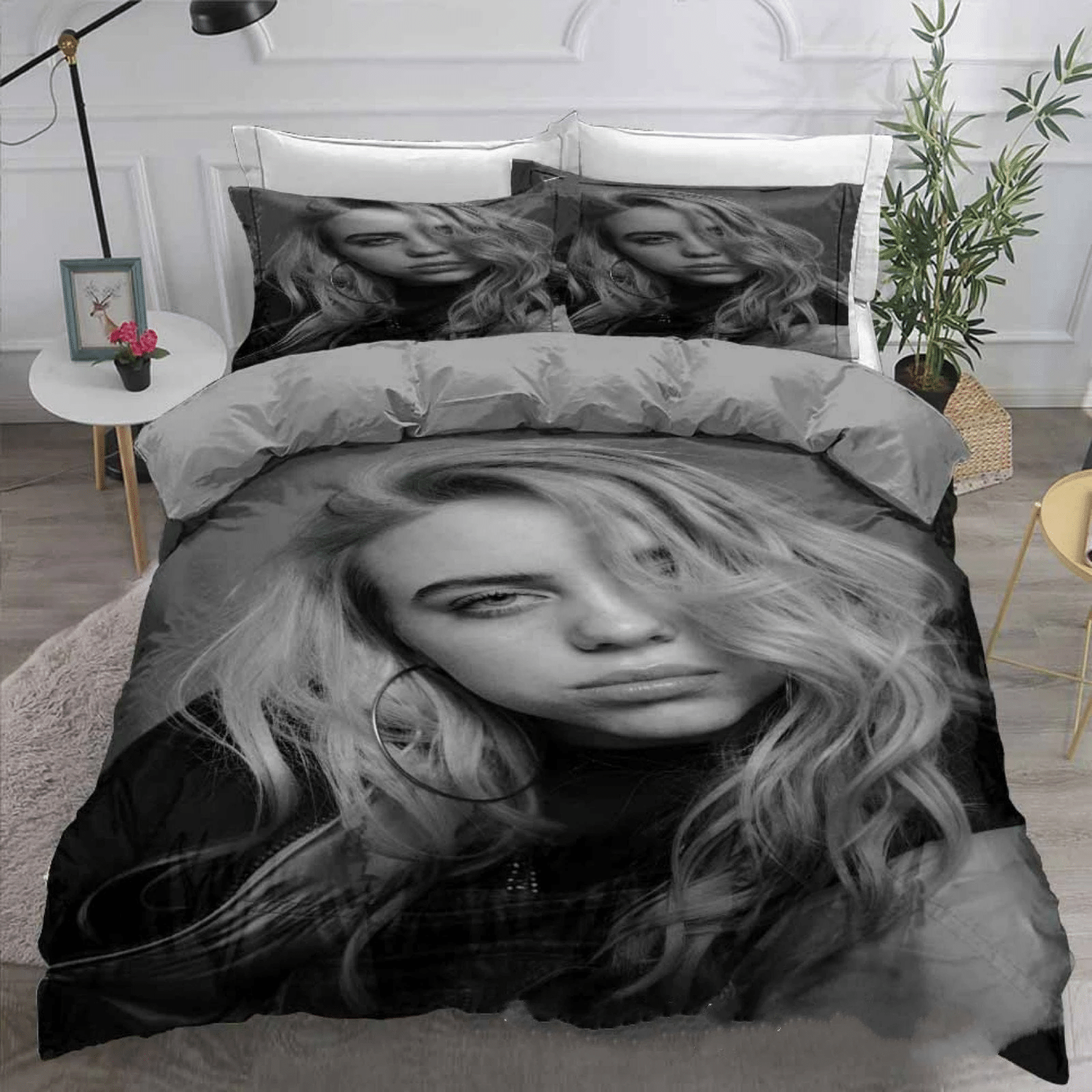 Billie Eilish Bellyache 47 Duvet Cover Pillowcase Bedding Sets Home
