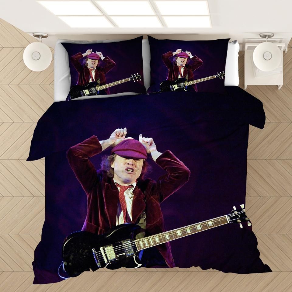 Ac Dc Music Band 6 Duvet Cover Quilt Cover Pillowcase Bedding