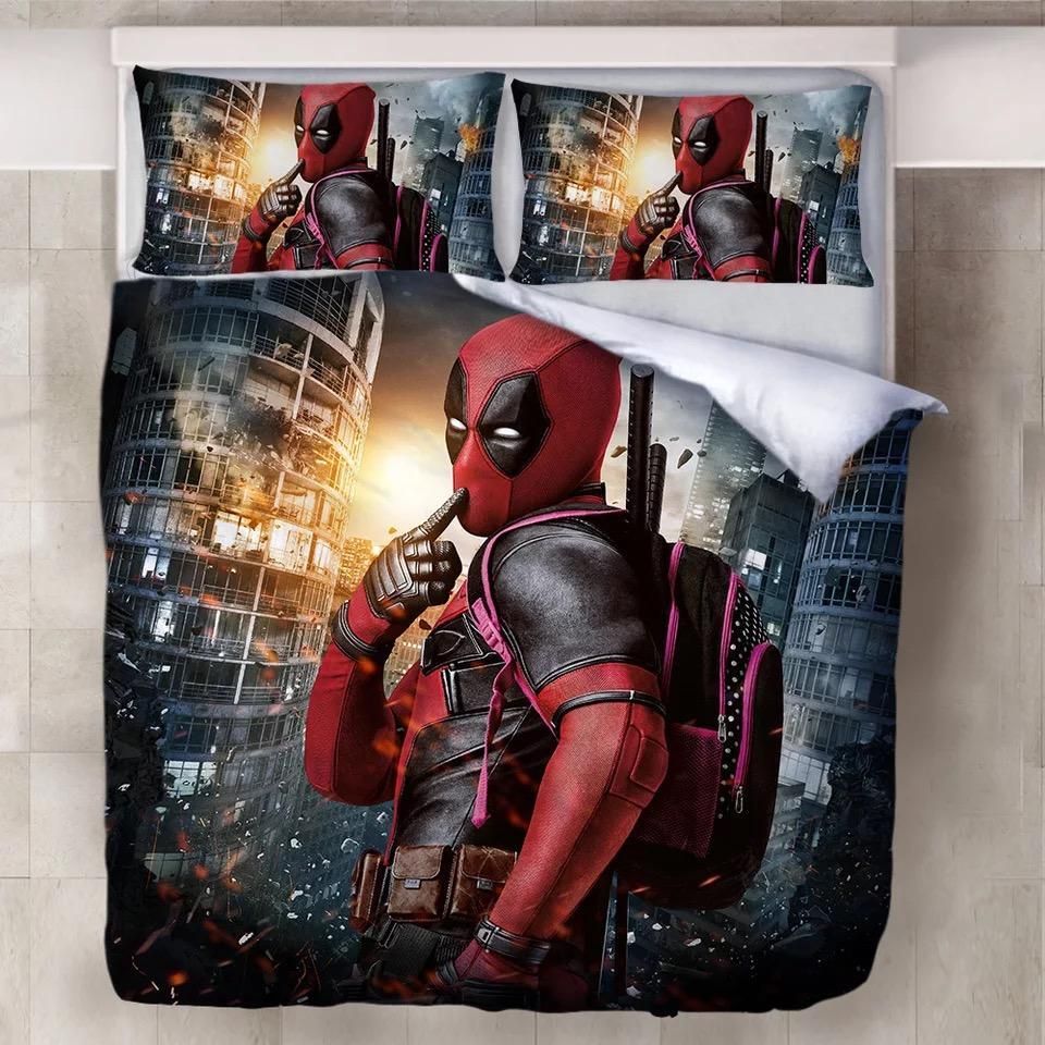 Deadpool X Men 12 Duvet Cover Pillowcase Bedding Sets Home Decor