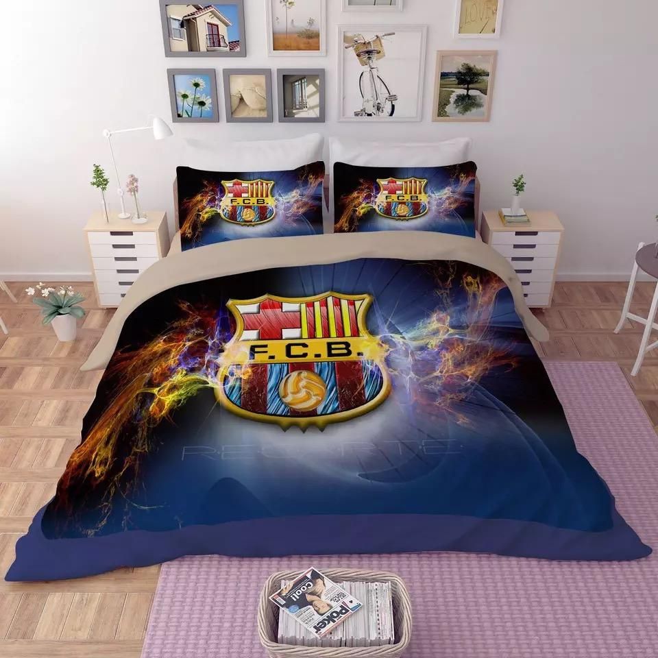 Barcelona Cristiano Ronaldo Messi Football Club 5 Duvet Cover Quilt