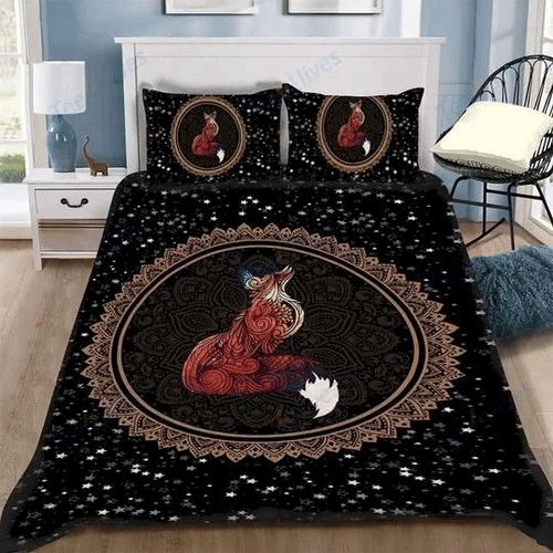 Fox Lovers Bedding Sets Duvet Cover Bedroom Quilt Bed Sets