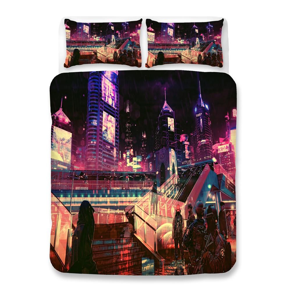 Cyberpunk 2077 65 Duvet Cover Quilt Cover Pillowcase Bedding Sets