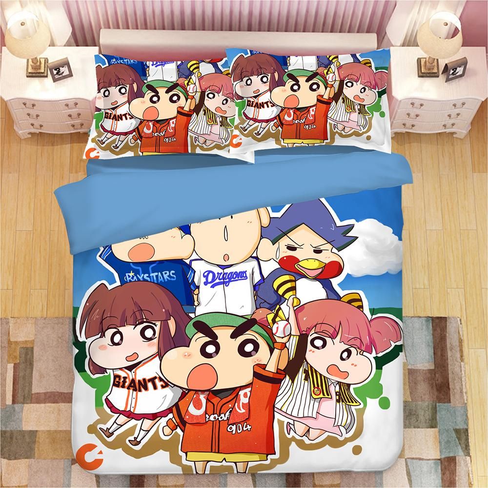 Crayon Shin Chan 5 Duvet Cover Quilt Cover Pillowcase Bedding Sets