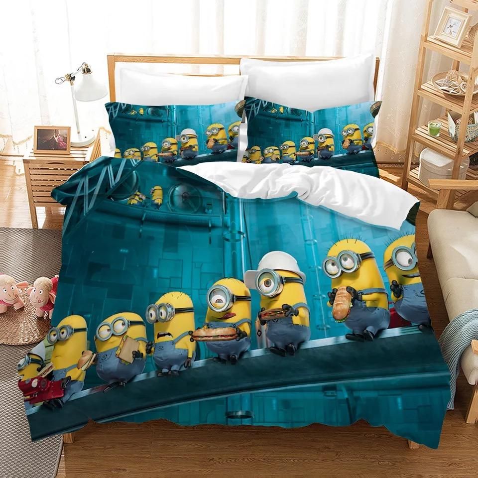 Despicable Me Minions 7 Duvet Cover Quilt Cover Pillowcase Bedding