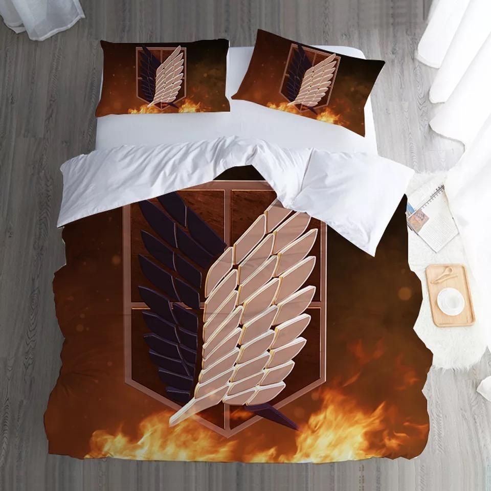 Attack On Titan 5 Duvet Cover Quilt Cover Pillowcase Bedding