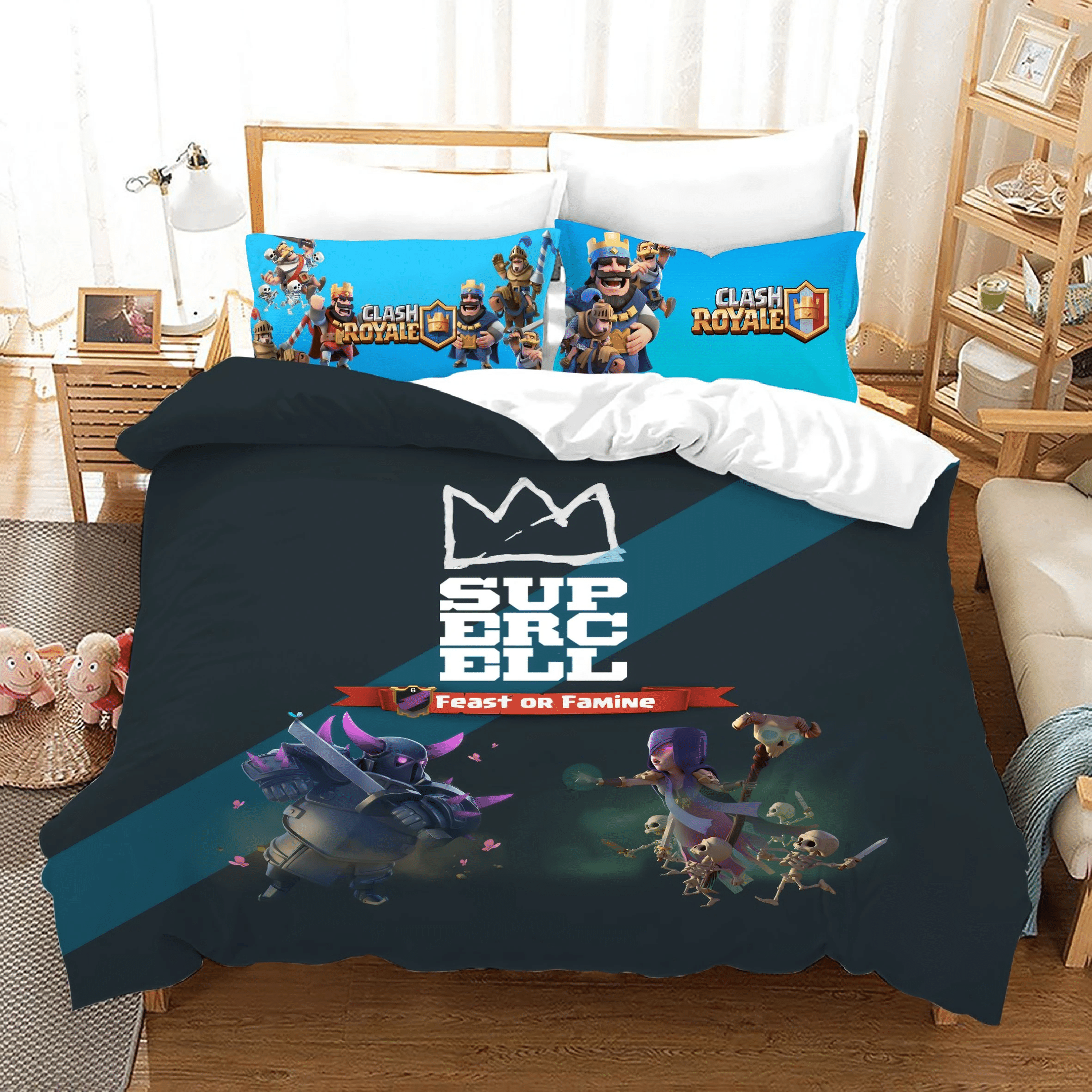 Clash Royale 20 Duvet Cover Quilt Cover Pillowcase Bedding Sets