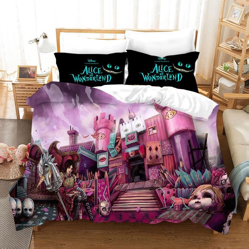 Alice In Wonderland 21 Duvet Cover Quilt Cover Pillowcase Bedding