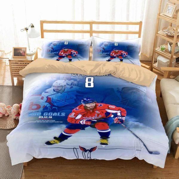 Alex Ovechkin Washington Capitals Hockey 3 Duvet Cover Quilt Cover