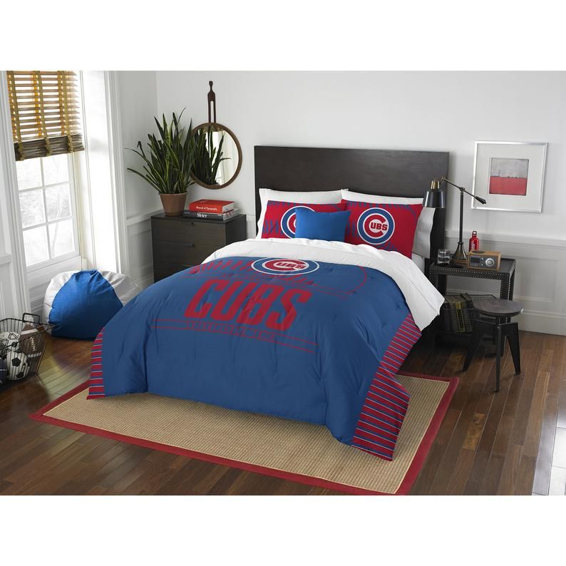 Chicago Cubs Logo Bedding Sports Bedding Sets Bedding Sets With