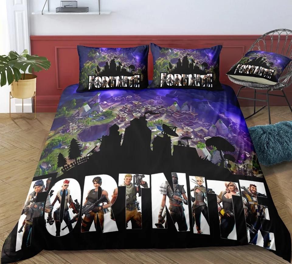 Fortnite Team 8 Duvet Cover Pillowcase Bedding Sets Home Decor