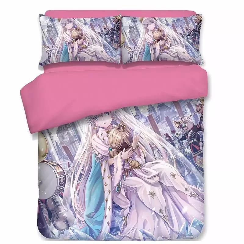 Fate Stay Night Fgo Saber 3 Duvet Cover Pillowcase Bedding