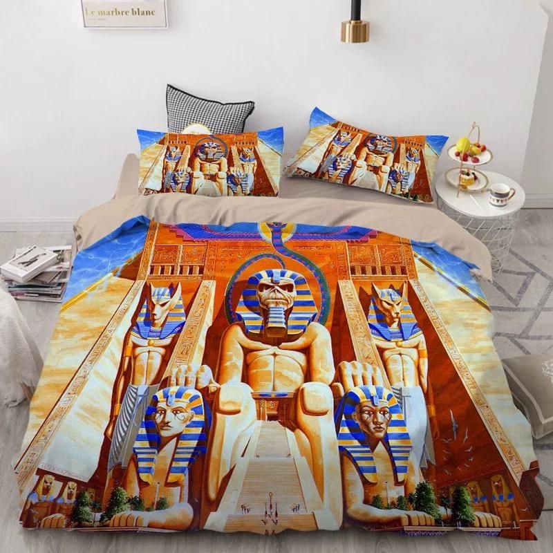 Egyptian Pharaoh Cleopatra 1 Duvet Cover Quilt Cover Pillowcase Bedding