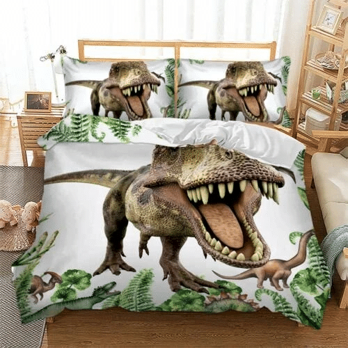 Dinosaur Animal Bedding Sets Duvet Cover Bedroom Quilt Bed Sets