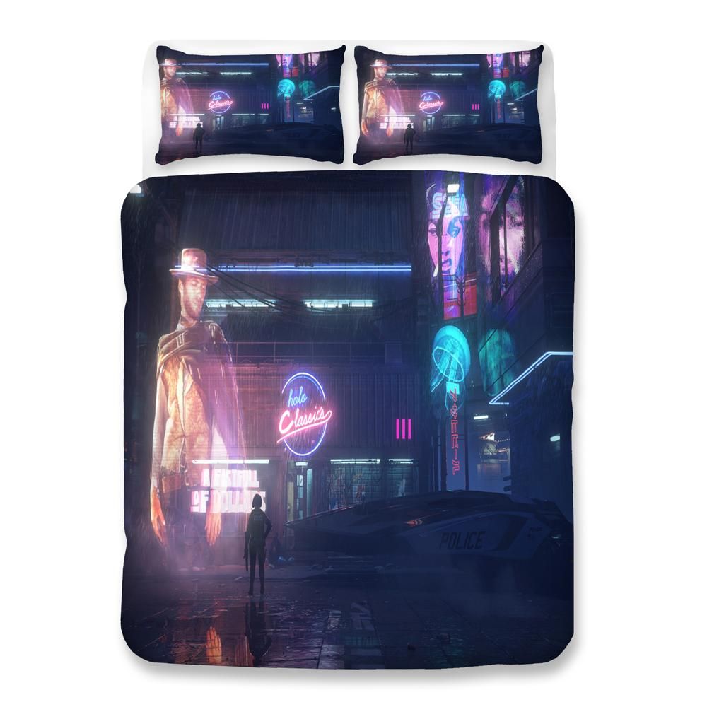 Cyberpunk 2077 71 Duvet Cover Quilt Cover Pillowcase Bedding Sets