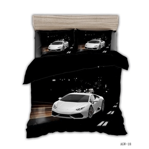 Cool Speed Racing Car Automobile Bedding Sets Duvet Cover Bedroom