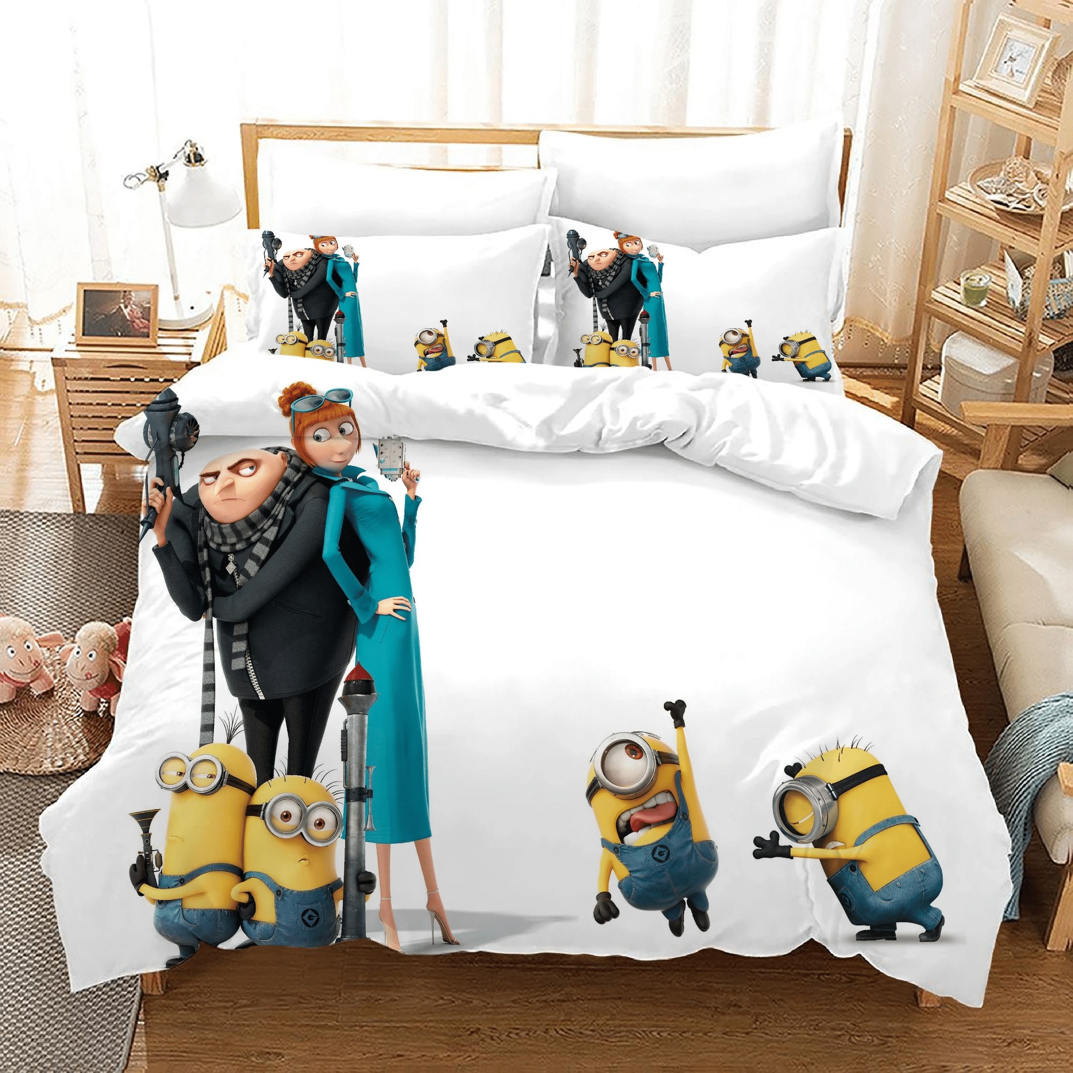 Despicable Me Minions 38 Duvet Cover Quilt Cover Pillowcase Bedding