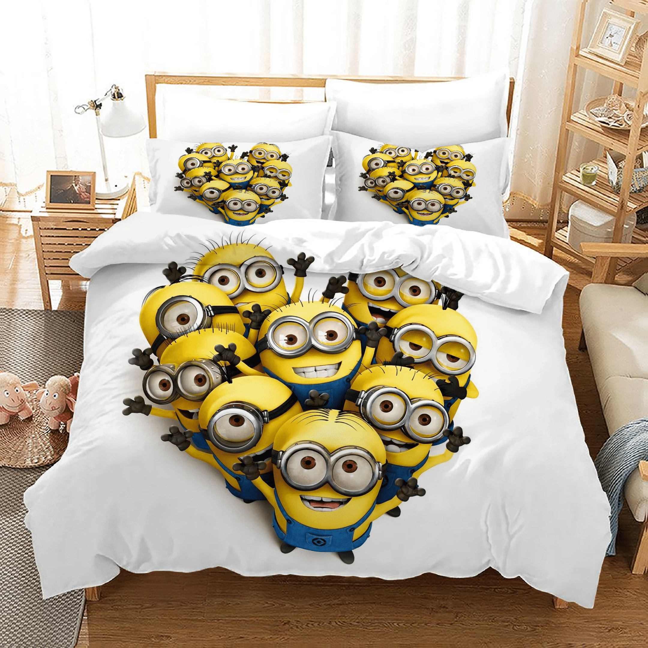 Despicable Me Minions 36 Duvet Cover Quilt Cover Pillowcase Bedding