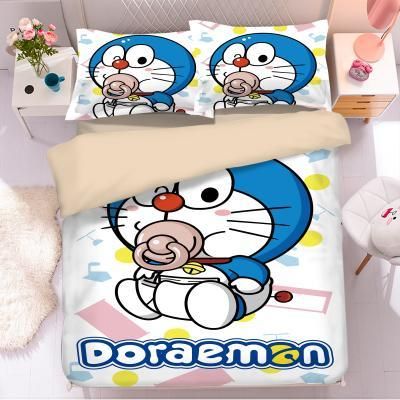 Doraemon 15 Duvet Cover Pillowcase Bedding Sets Home Bedroom Decor