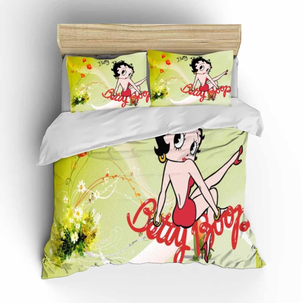 Betty Boop 2 Duvet Cover Quilt Cover Pillowcase Bedding Sets