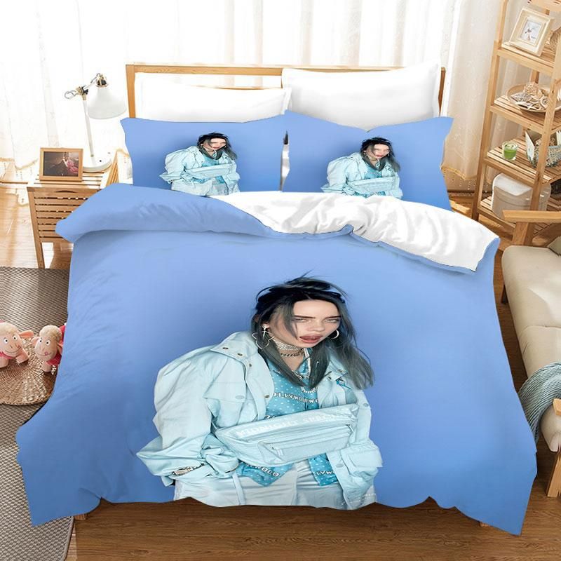 Billie Eilish Bellyache 50 Duvet Cover Quilt Cover Pillowcase Bedding