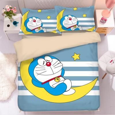 Doraemon 13 Duvet Cover Pillowcase Bedding Sets Home Bedroom Decor