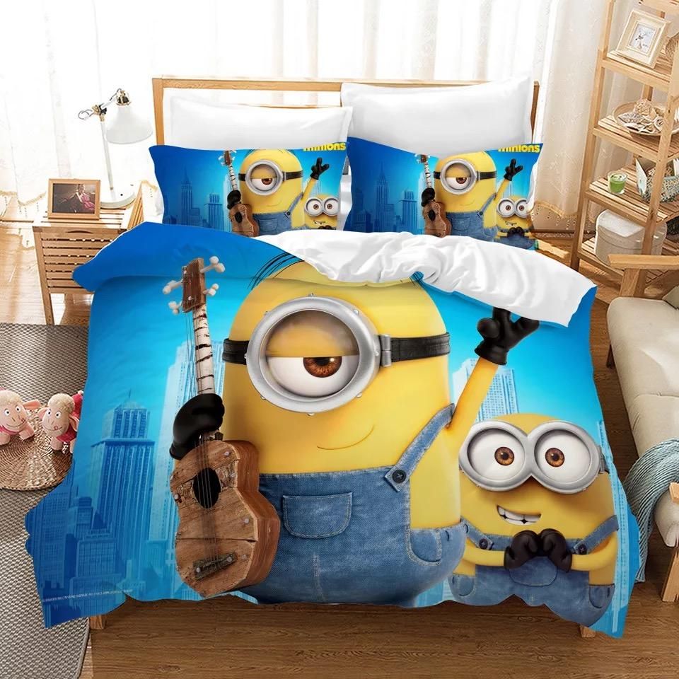 Despicable Me Minions 9 Duvet Cover Quilt Cover Pillowcase Bedding