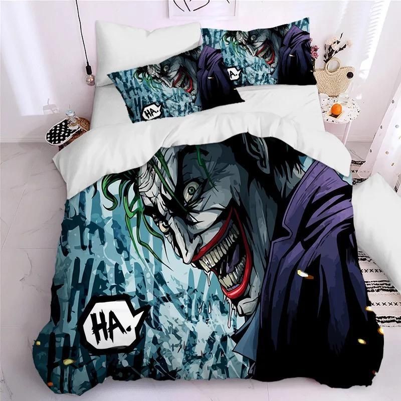 2019 Joker Arthur Fleck Clown 5 Duvet Cover Pillowcase Bedding