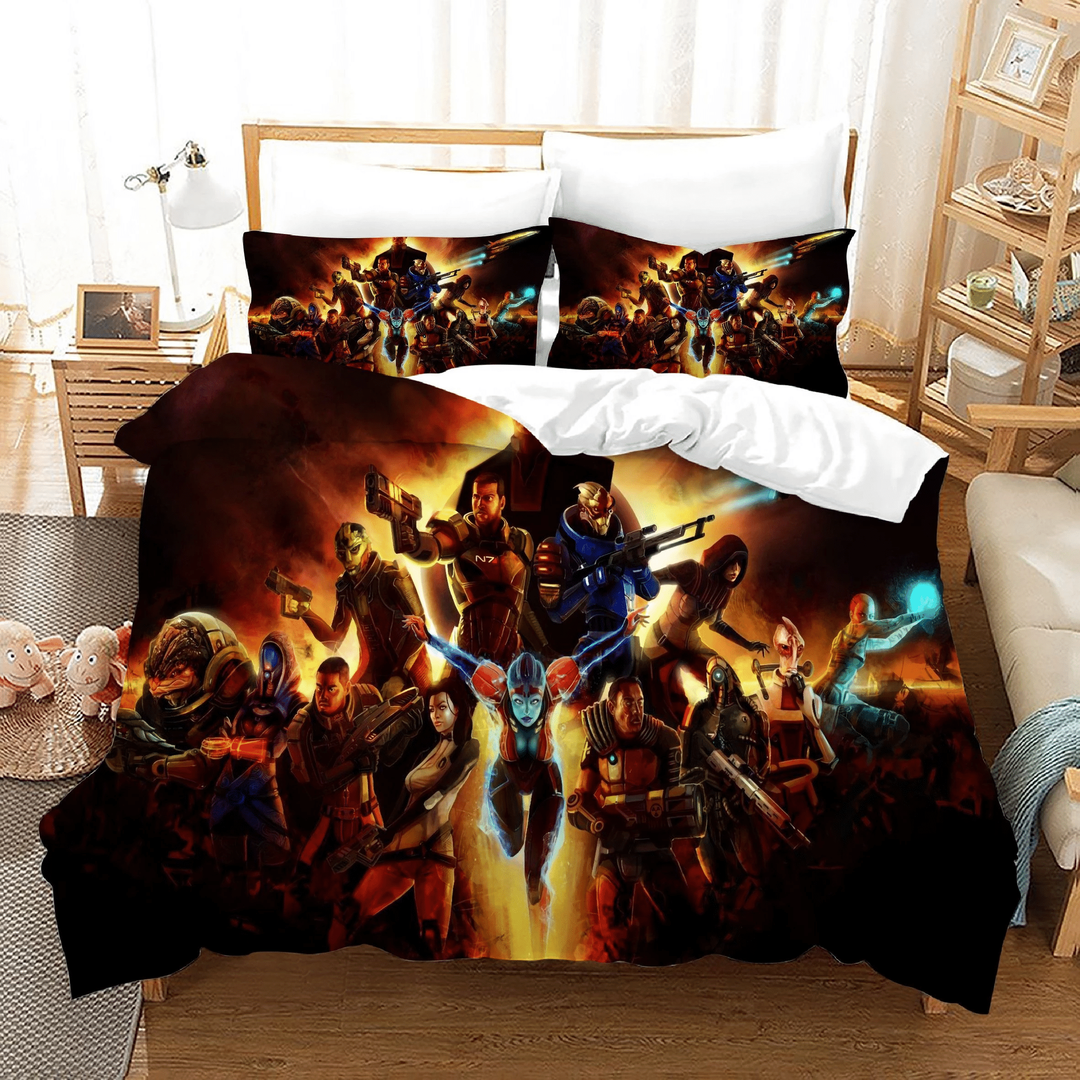 Free Fire 11 Duvet Cover Pillowcase Bedding Sets Home Bedroom