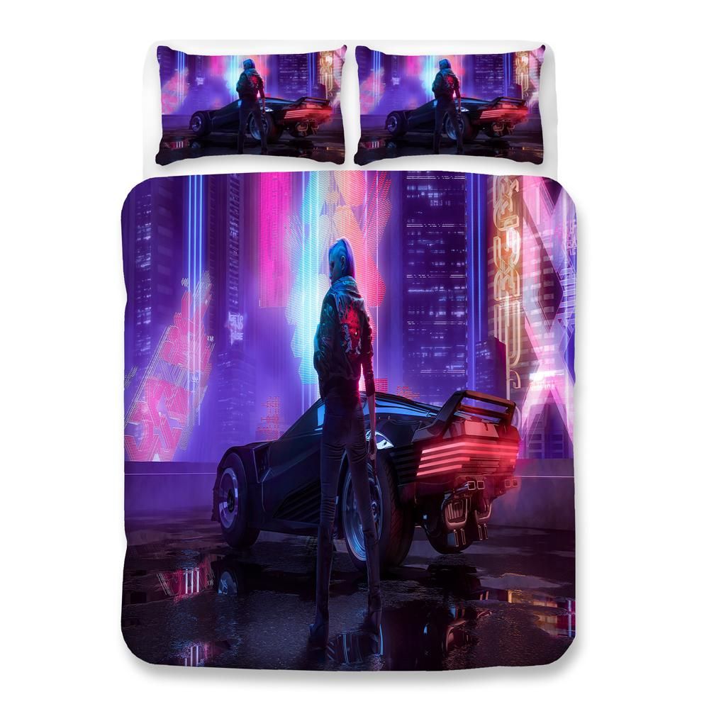 Cyberpunk 2077 36 Duvet Cover Quilt Cover Pillowcase Bedding Sets