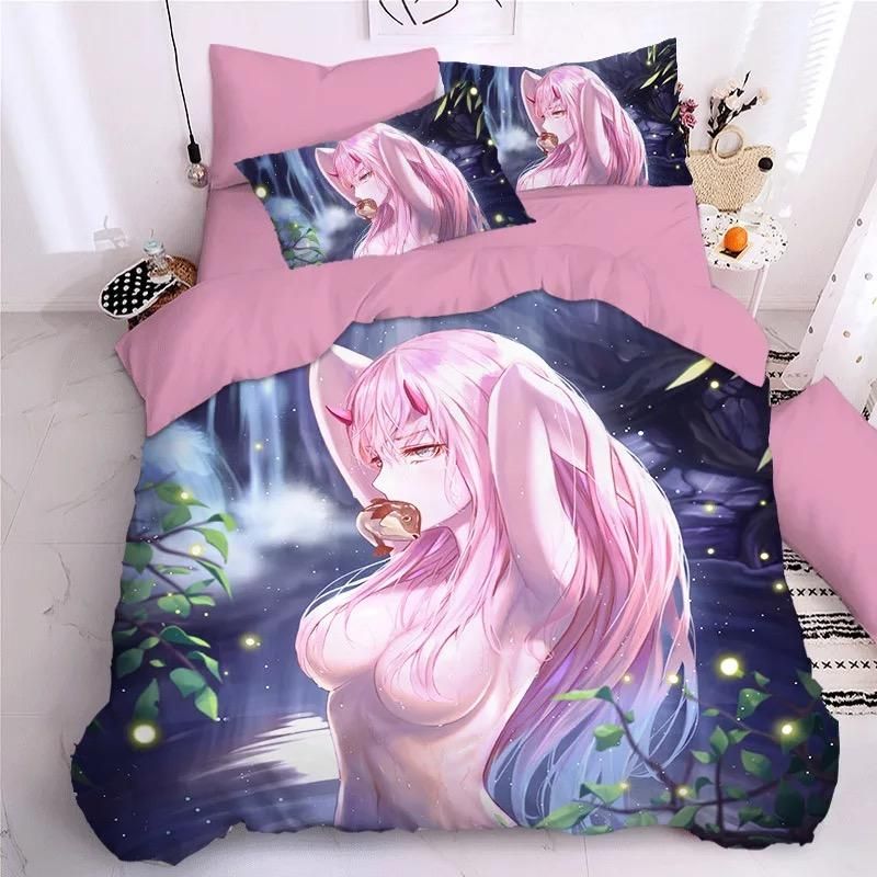 Darling In The Franxx Hiro Zero Two Ichigo 3 Duvet