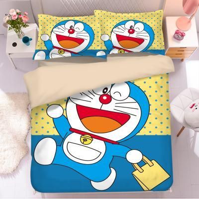 Doraemon 9 Duvet Cover Pillowcase Bedding Sets Home Bedroom Decor