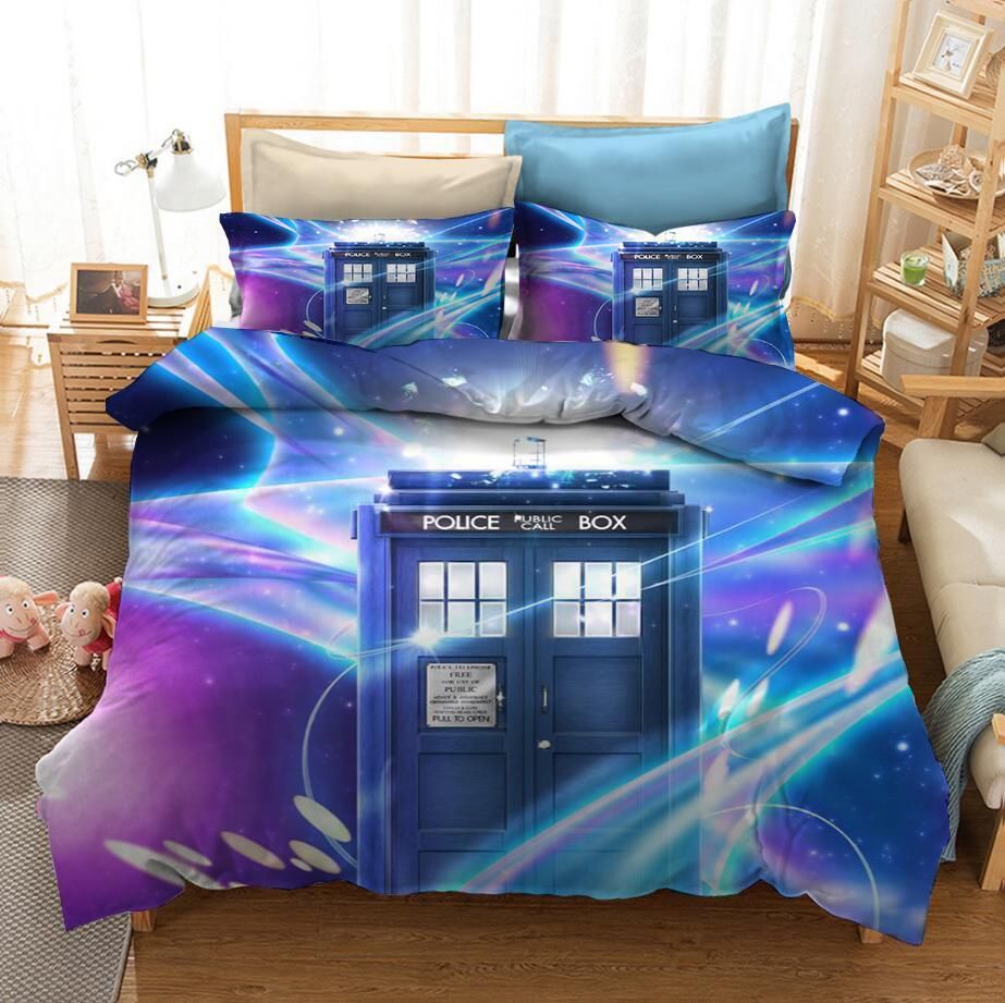 Doctor Who 2 Duvet Cover Pillowcase Bedding Sets Home Bedroom