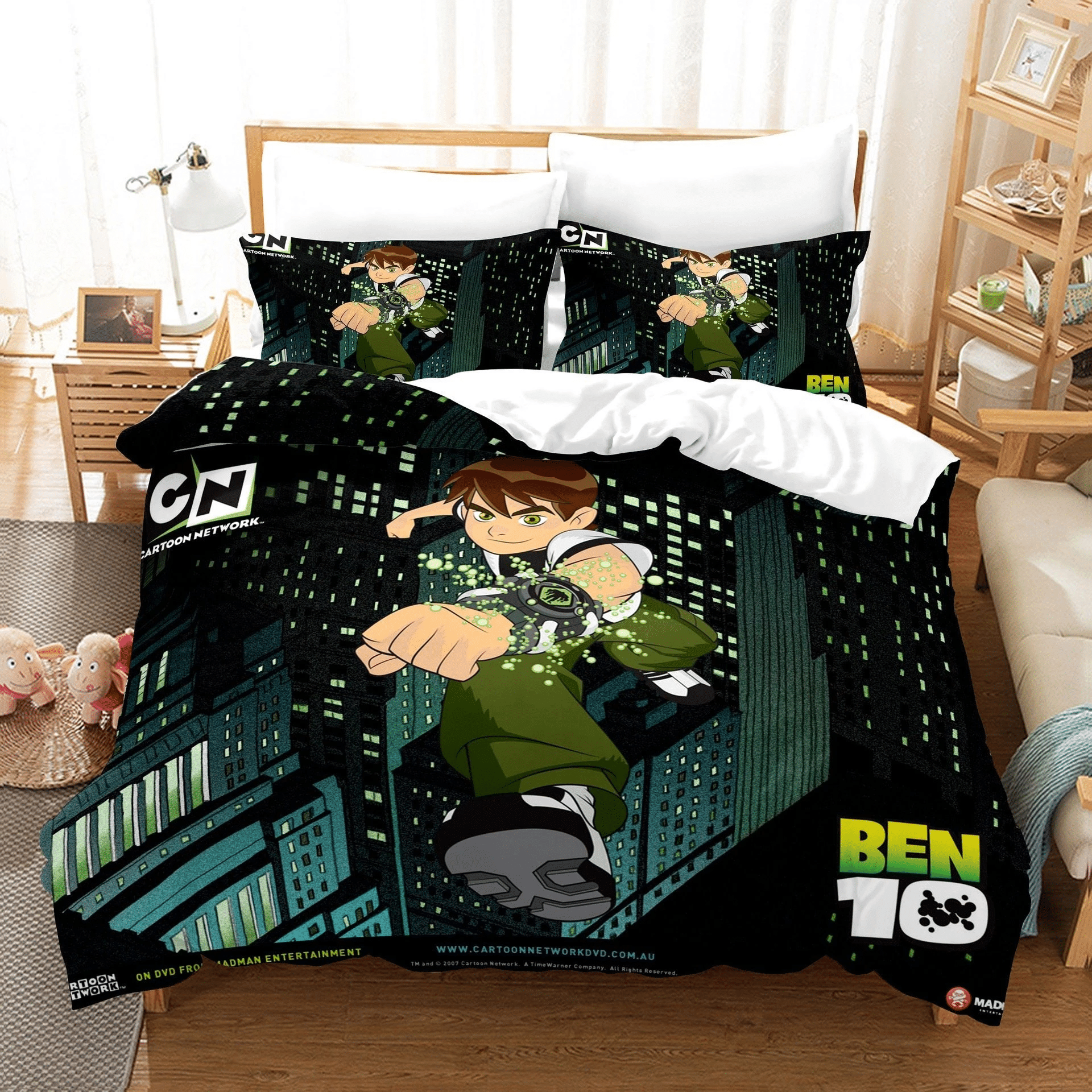 Ben 10 Ben Tennyson 2 Duvet Cover Pillowcase Bedding Sets