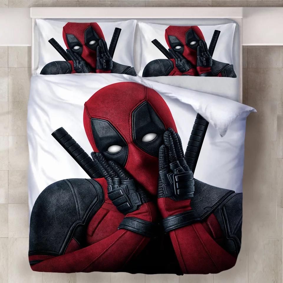 Deadpool X Men 7 Duvet Cover Quilt Cover Pillowcase Bedding Sets