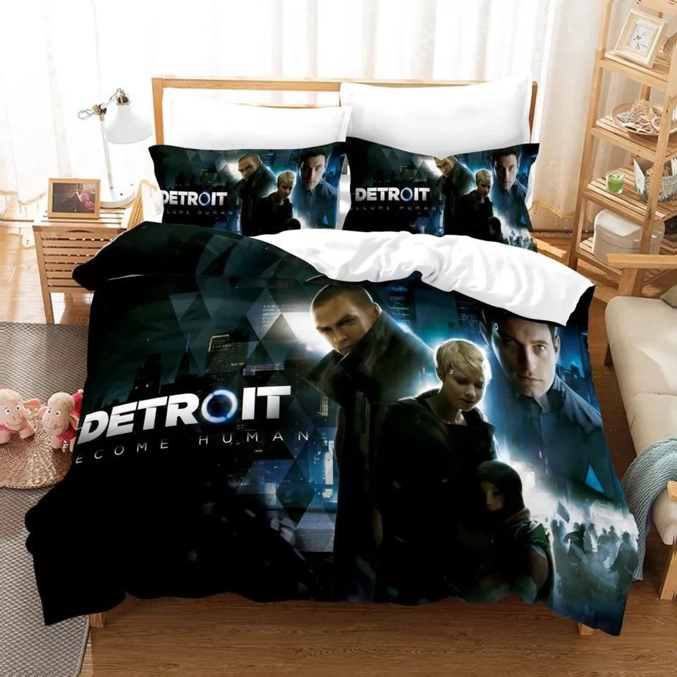 Detroit Become Human 3 Duvet Cover Quilt Cover Pillowcase Bedding