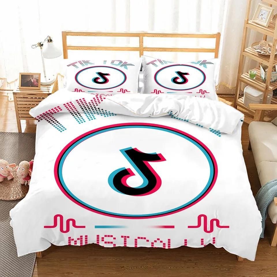 Tik Tok 19 Duvet Cover Pillowcase Bedding Sets Home Bedroom