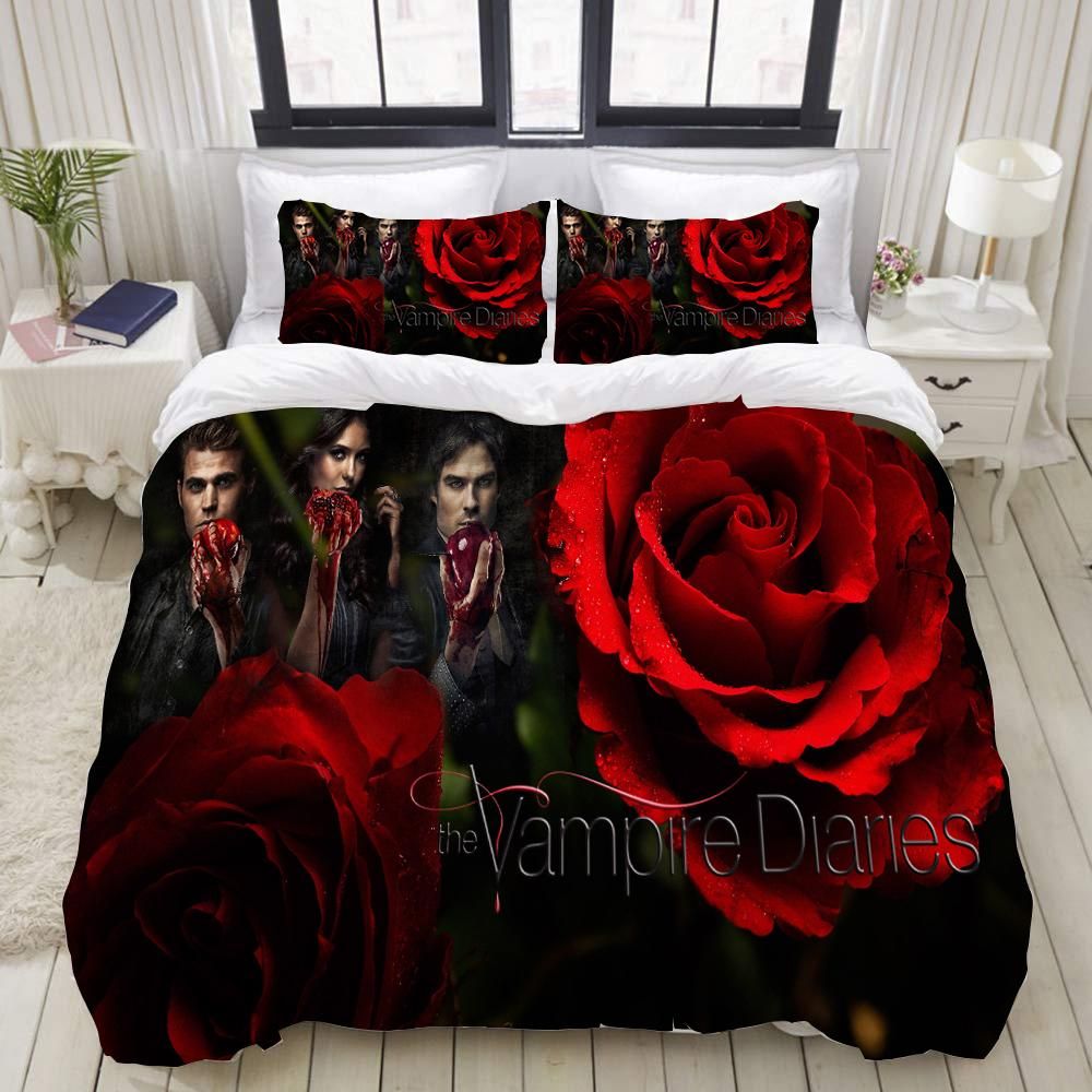 The Vampire Diaries 2 Duvet Cover Quilt Cover Pillowcase Bedding