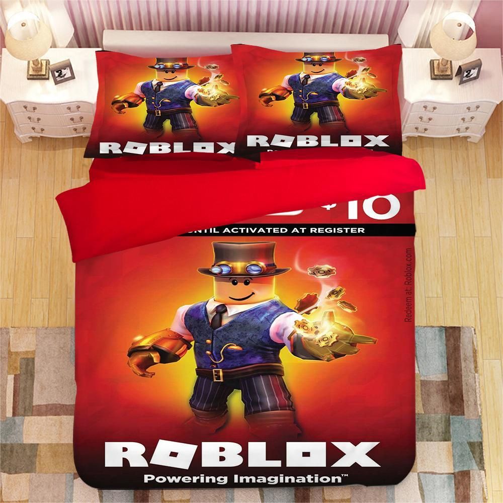 Roblox Team 53 Duvet Cover Pillowcase Bedding Sets Home Decor